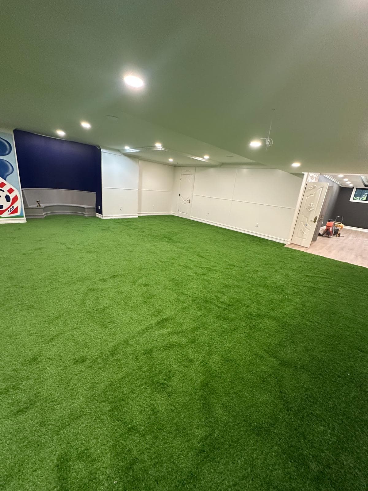 Artificial turf installation for Southeast Michigan property by Paradise Floors